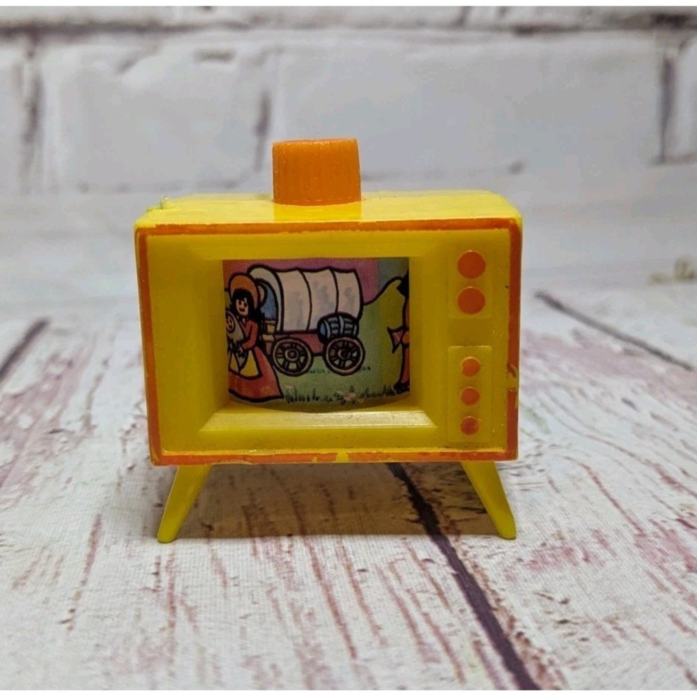 Vintage 1968 Telly Viddle  Kiddle Television Set‎ Only